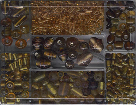 14003805 Glasperlenbox topas-mix