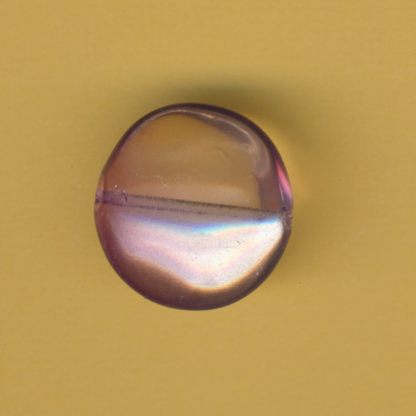 14348316 Glaswachsperle Diskus 20mm pflaume
