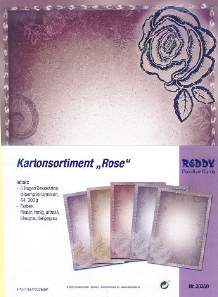 30350 Fotokarton Set Rose