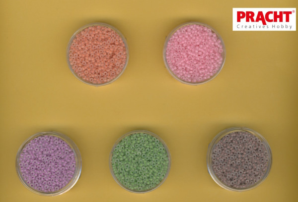 Pracht Rocailles 2,6mm Farbeinzug matt