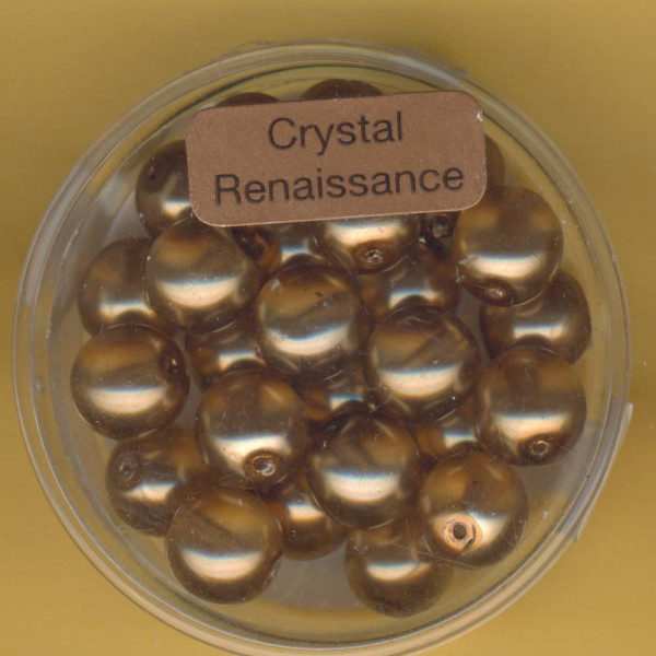 0780-08794 Crystal Renaissance Perlen 8mm braun 25 Stück
