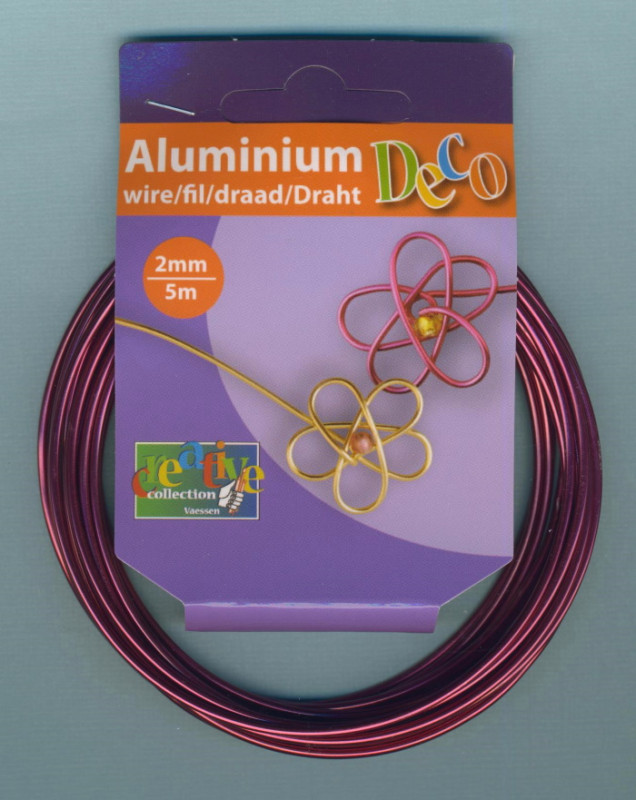 24240023 Aludraht 2mm ochsenblut 5m