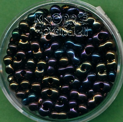 3119598 Farfalle Perlen 6,5x3,2mm rainbow metallic 13g