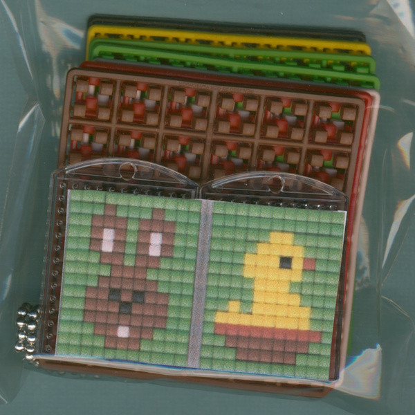 77707 Pixelhobby Medaillon Set Hase Küken 2
