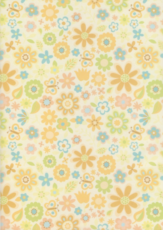 005306 Transparentpapier Streublümchen 1 A4