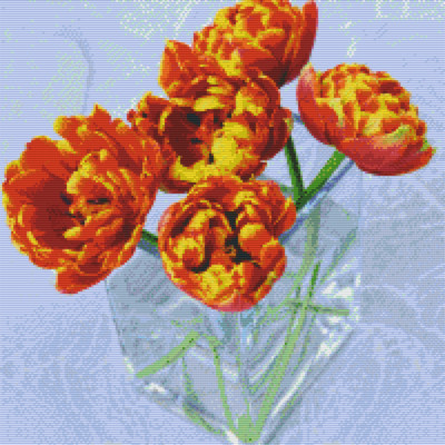 820066 Pixelhobby Klassik Set Tulpen orange