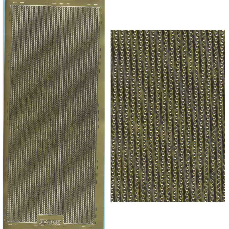 pu457g Sticker Linien 29 gold