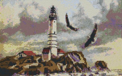 808012 Pixelhobby Klassik Set Leuchtturm 7