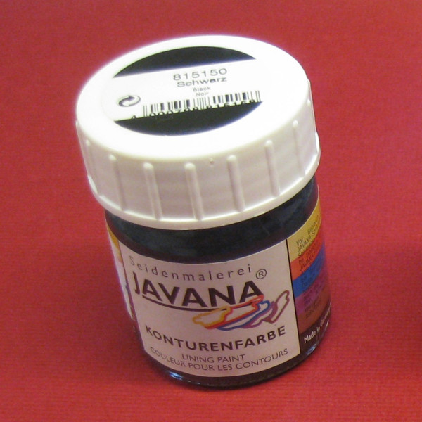 815150 Kreul Javana Konturenfarbe schwarz 50ml