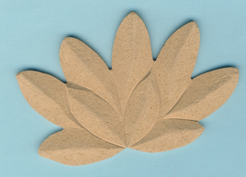 078680018 Holz Dekor Gerbera halbgeschlossen 12x8cm