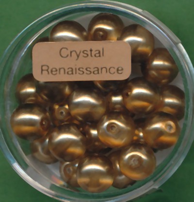 078008794 Crystal Renaissance Perlen 8mm braun 25 Stück