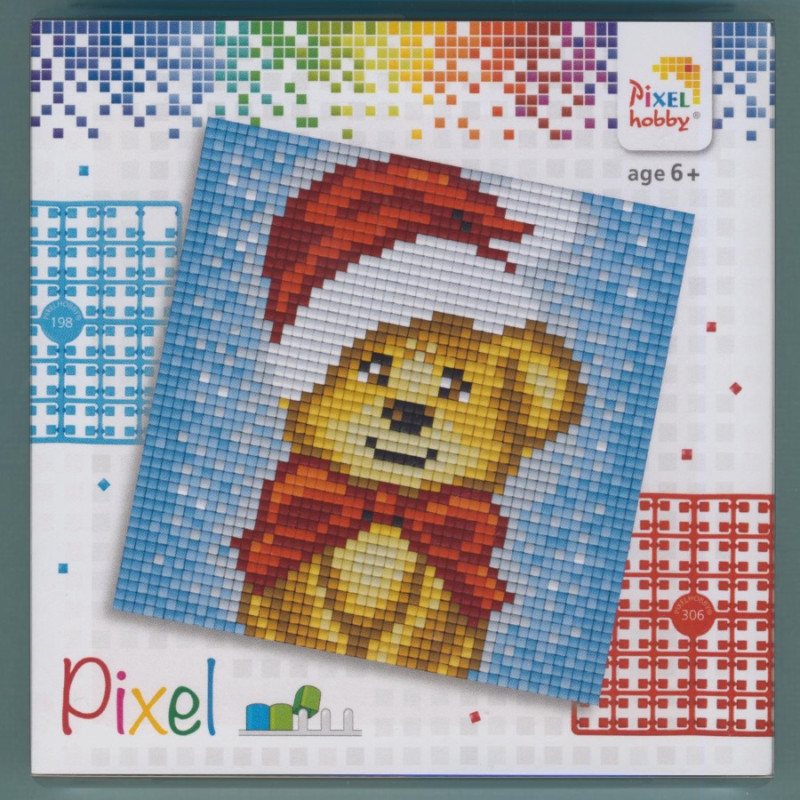 px44018 Pixelhobby Set 4 kleine Basisplatten Schwan