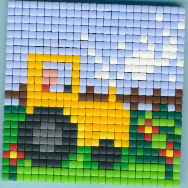 77650 Pixelhobby Klassik Set kleine Basisplatte Traktor