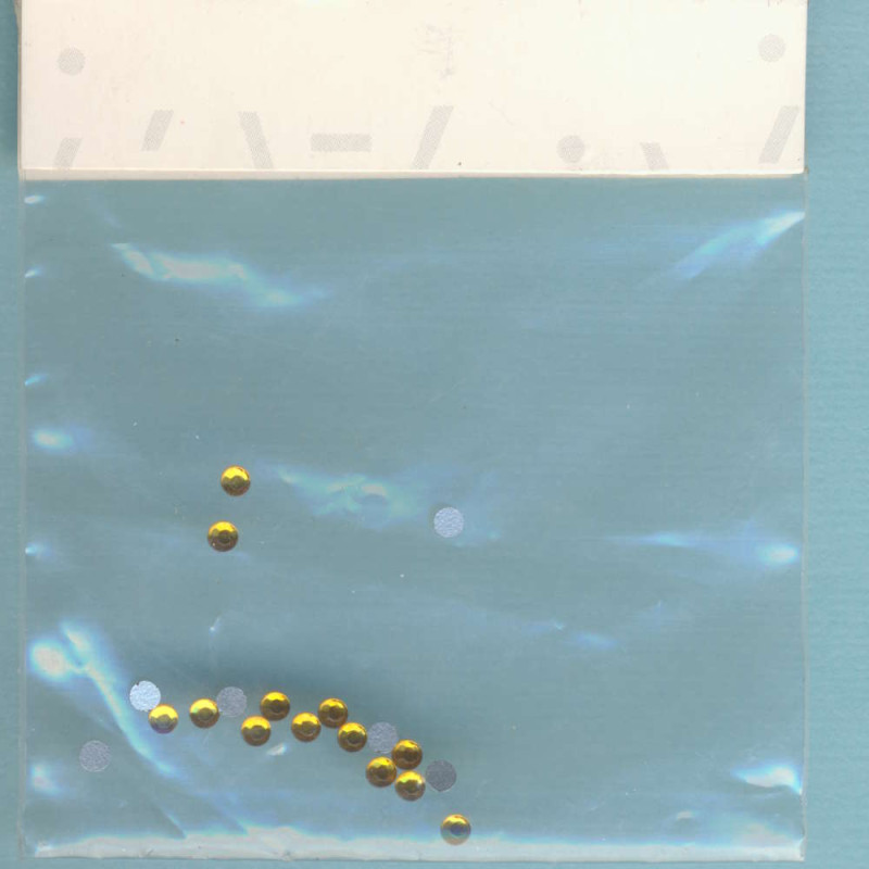 1114-0201 Klebesteine 2mm topas 20 Stück