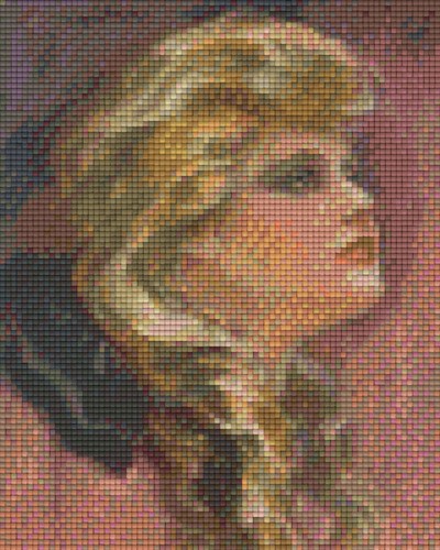 804078 Pixelhobby Klassik Set Frau mit schwarzem Band