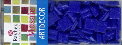 1452610 Art Decor Mosaiksteine 10mm dunkelblau 50g