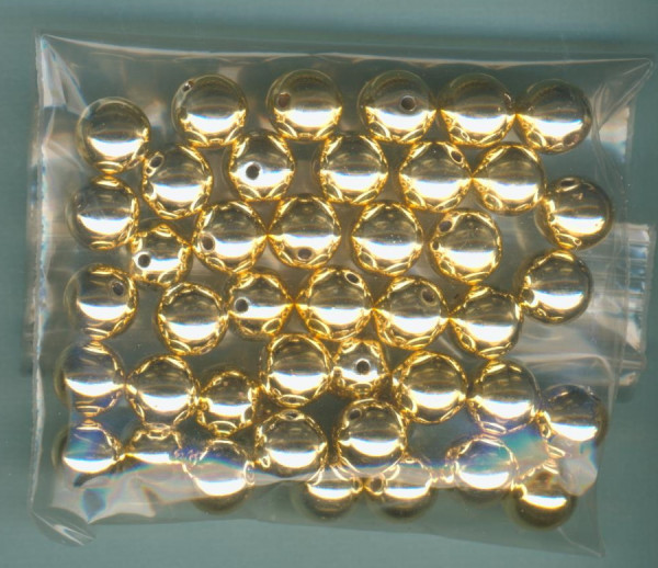 071010931 Wachsperlen 10mm gold metallic 30g in Packung