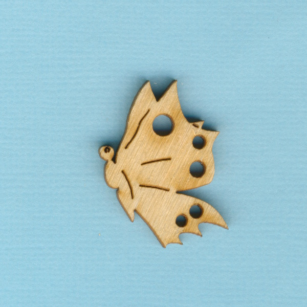 sch6703 Holz Deko Schmetterling seitlich 3cm