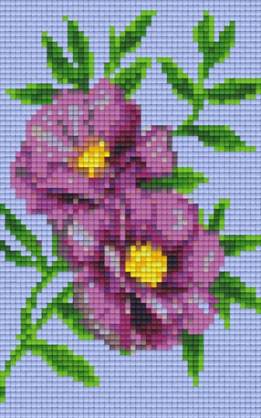 802069 Pixelhobby Klassik Set Blumen lila