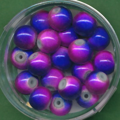 Miracle-Beads 8mm blau-lila