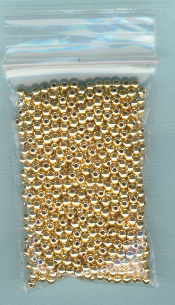 0710025931 Wachsperlen 2,5mm gold metallic 8g in Packung