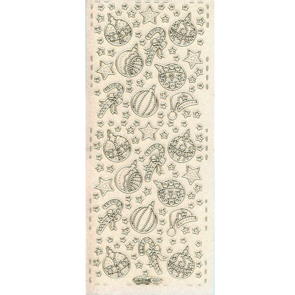 pu465gi Sticker Weihnachtsschmuck 5 gold iris