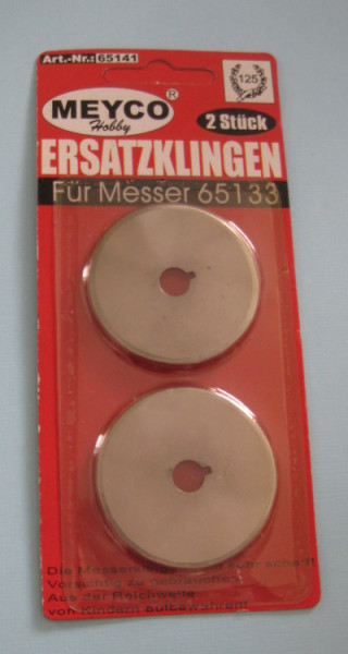 65141 Ersatzklingen 45mm für Rädchenschneider 2 Stück