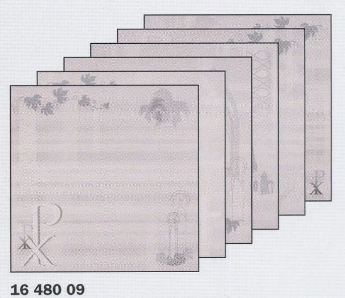 1648009 Scrapbook Design Papierset Kommunion hellgrau