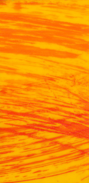 1103 Kerzen Wachsplatte mit Struktur gestreift gelb-orange 200x100mm