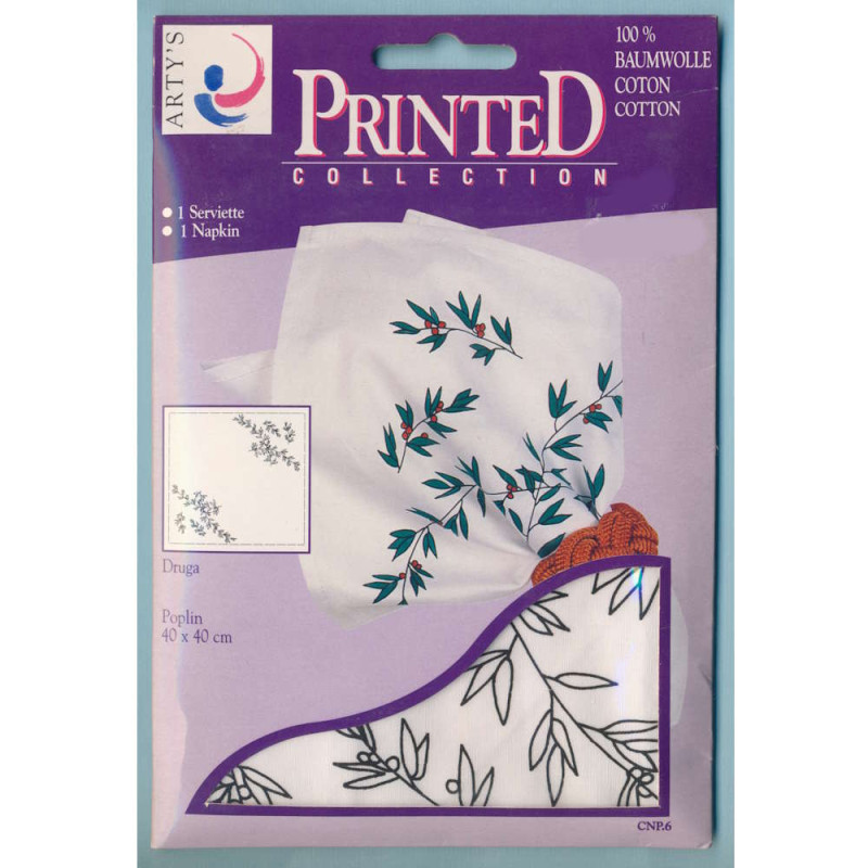 cnp6 Printed Collection Serviette Druga 40x40cm