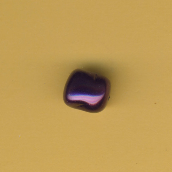 14350316 Glaswachsperle Barock 11x12mm pflaume