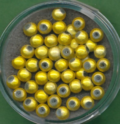 073304094 Miracle Beads 4mm gelb 50 Stück