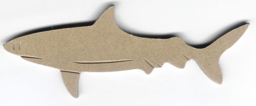 084000011 Holz Dekor Hai 6x6,5cm