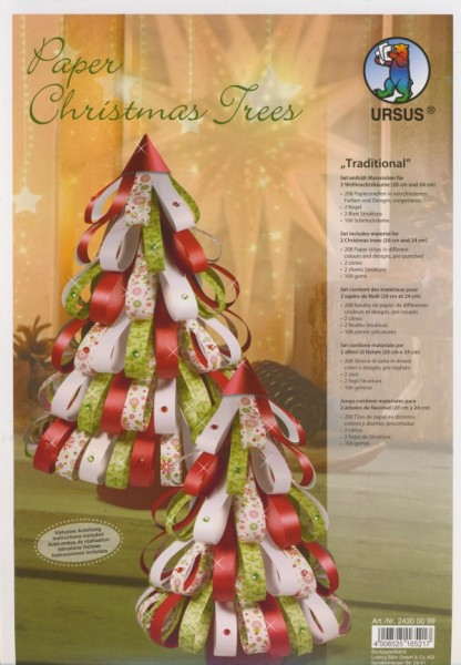 Paper Christmas Trees Traditional