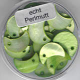 63911005 Perlmutt Mond 13mm grün