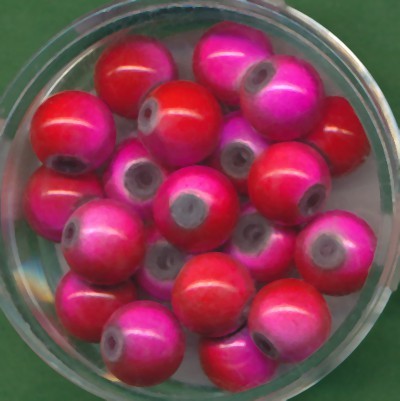 Miracle-Beads 8mm rosa-rot