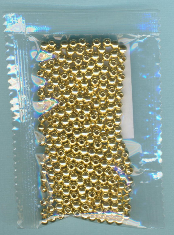 2004202 Wachsperlen 4mm gold metallic 10g in Packung