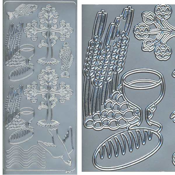 cl01007s Sticker Tisch des Herrn silber