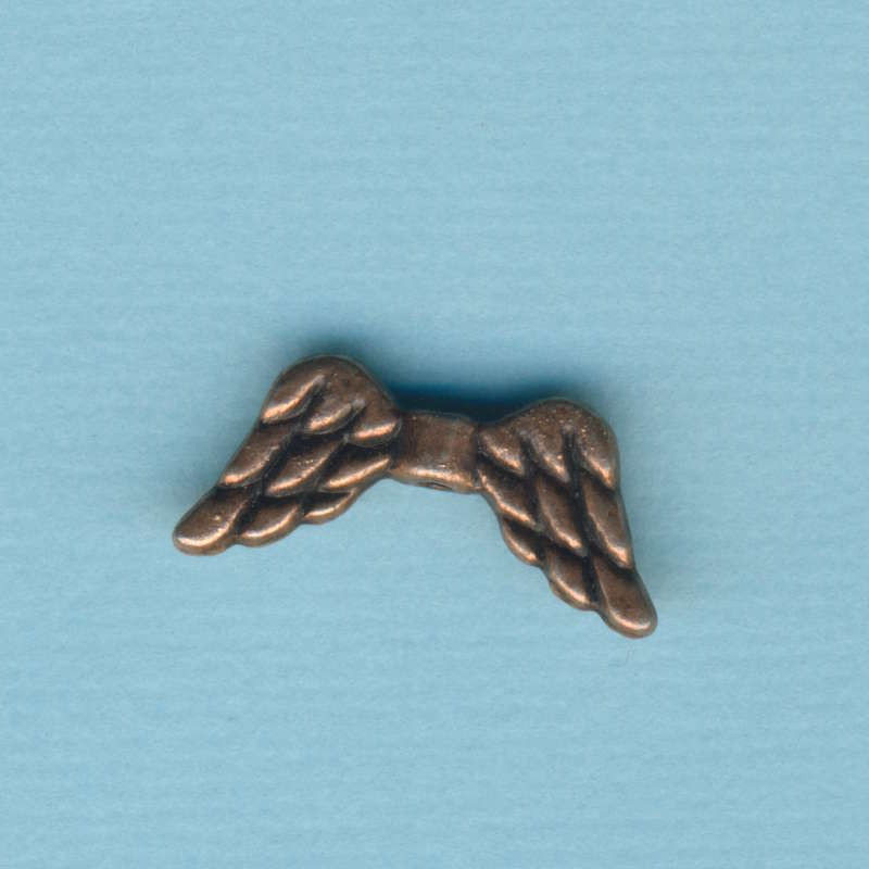 2480302 Metallzierteil Flügel 19mm kupfer