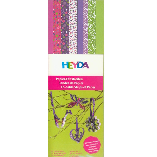 4875664 Heyda Papierstreifen pink lila