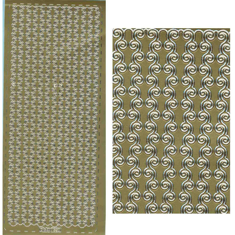 pu320g Sticker Borte gold