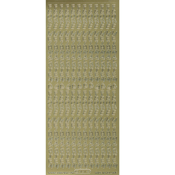 461g Sticker Frohe Weihnachten 13 gold