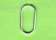 597208921 Metallzwischenteil oval silber 15x29mm