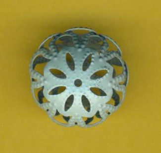 3451247 Ornamentperle 17x13mm pastellblau