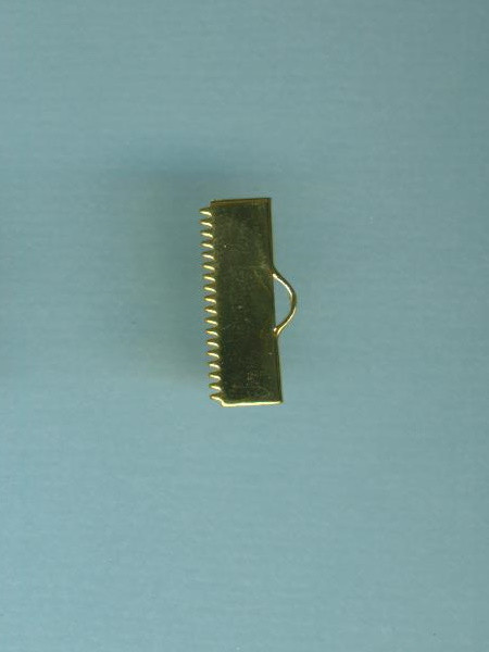 129016931 Endkappe Klemmverschluss 16mm gold