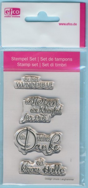 4511017 Stempel Clear du bist wunderbar transparent 74 x 105mm