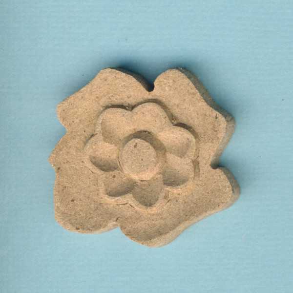 066420002 Holz Dekor Blume 3,4x3cm