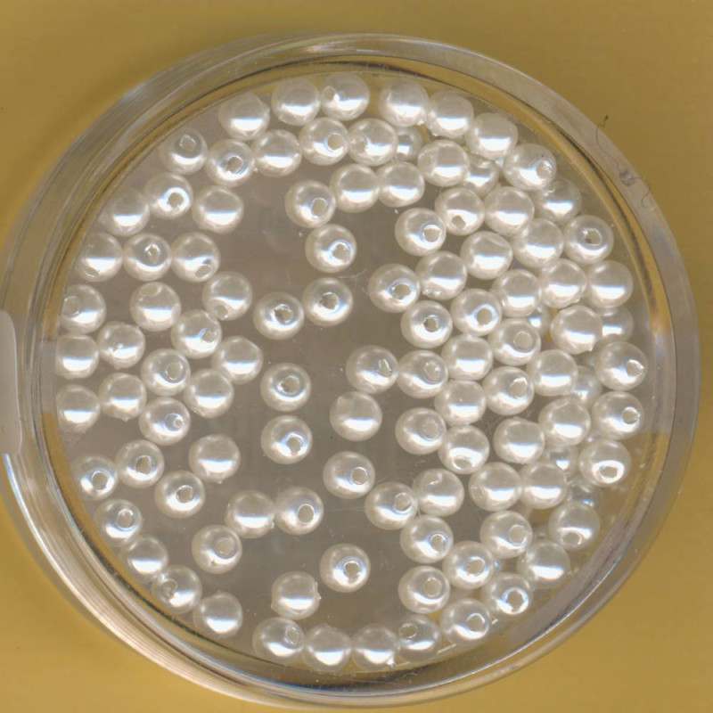 0703-03324 Wachsperlen 3mm kultur 120 Stück