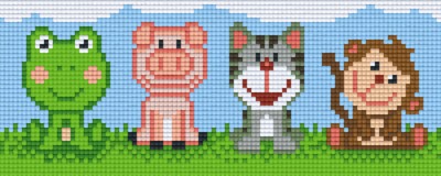 802065 Pixelhobby Klassik Set Tiere 1