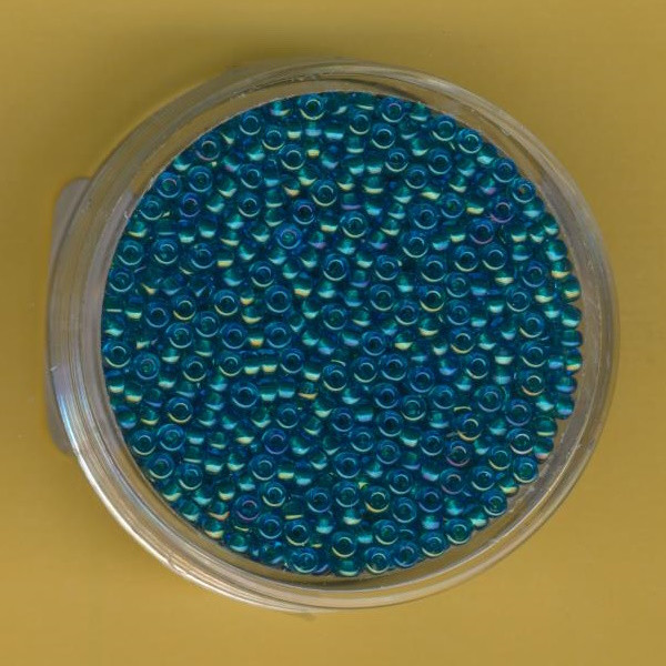 5903537 Miyuki Rocailles 2,2mm Farbeinzug türkis blau 12g